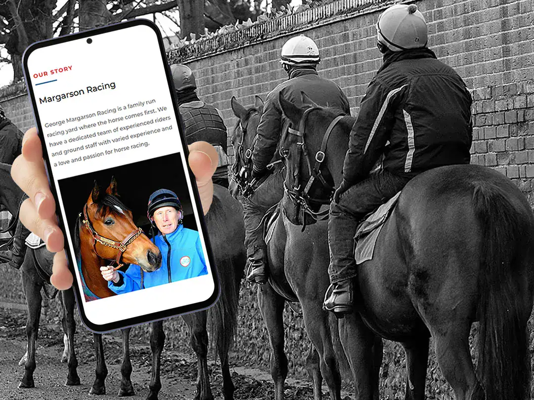 George Margarson responsive website design by mdsign