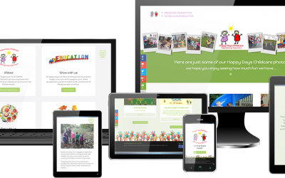 Happy Days Childcare Website Design