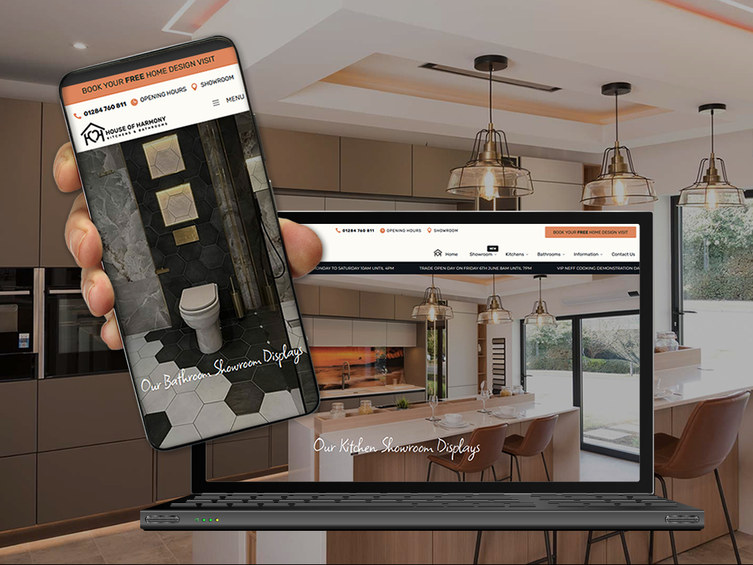 House of Harmony website redesign