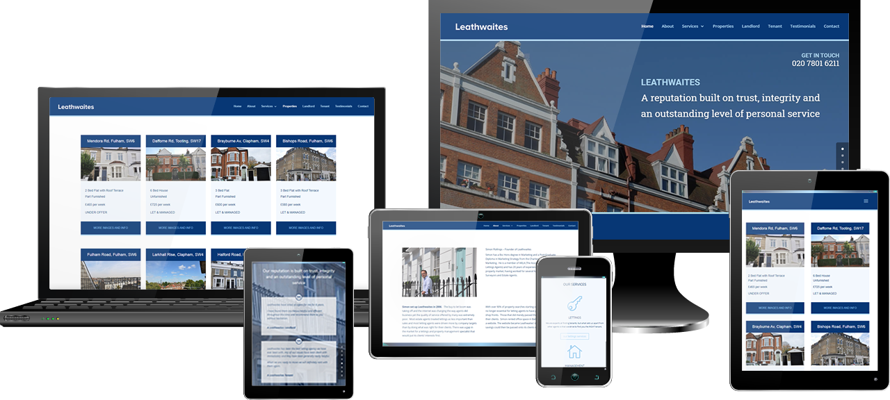 Leathwaites Website by Mdsign Website Design