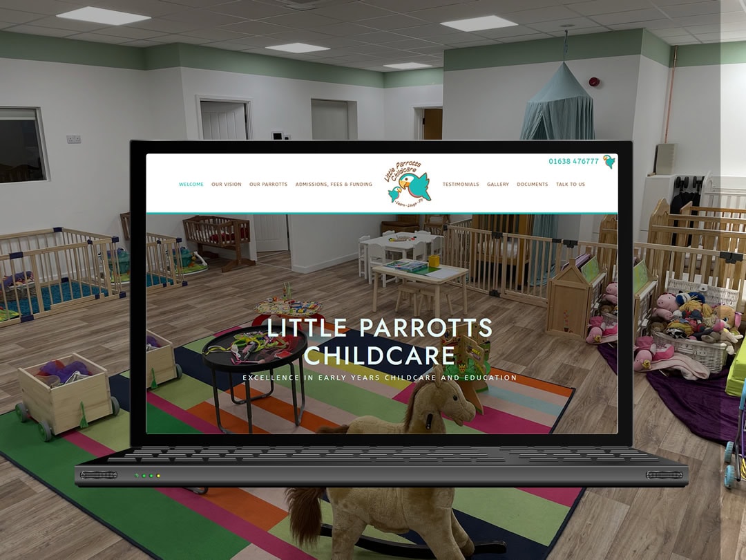 Little Parrotts Childcare design by Mdsign Website Design