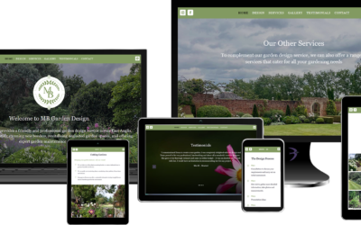 MB Garden Design new website