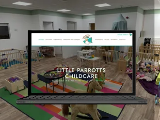 New website for Little Parrotts Childcare designed by Mdsign Website Design
