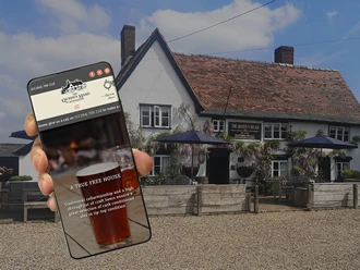 Redesign of The Queen's Head Hawkedon Pub website