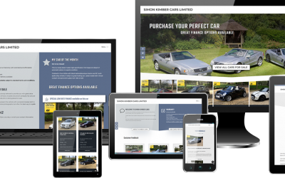 Simon Kimber Cars Website Design