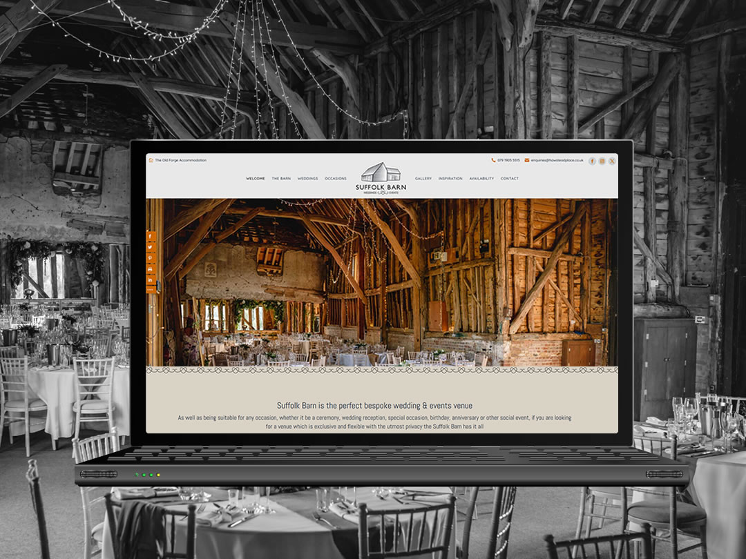 Suffolk Barn Website Design
