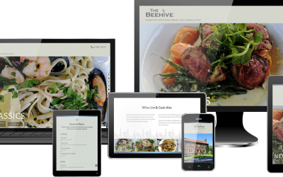 The Beehive Rustic Bistro & Bar Website Design