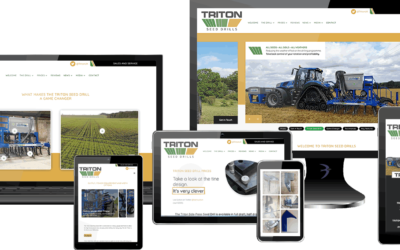 Redesigned website for Triton Seed Drills