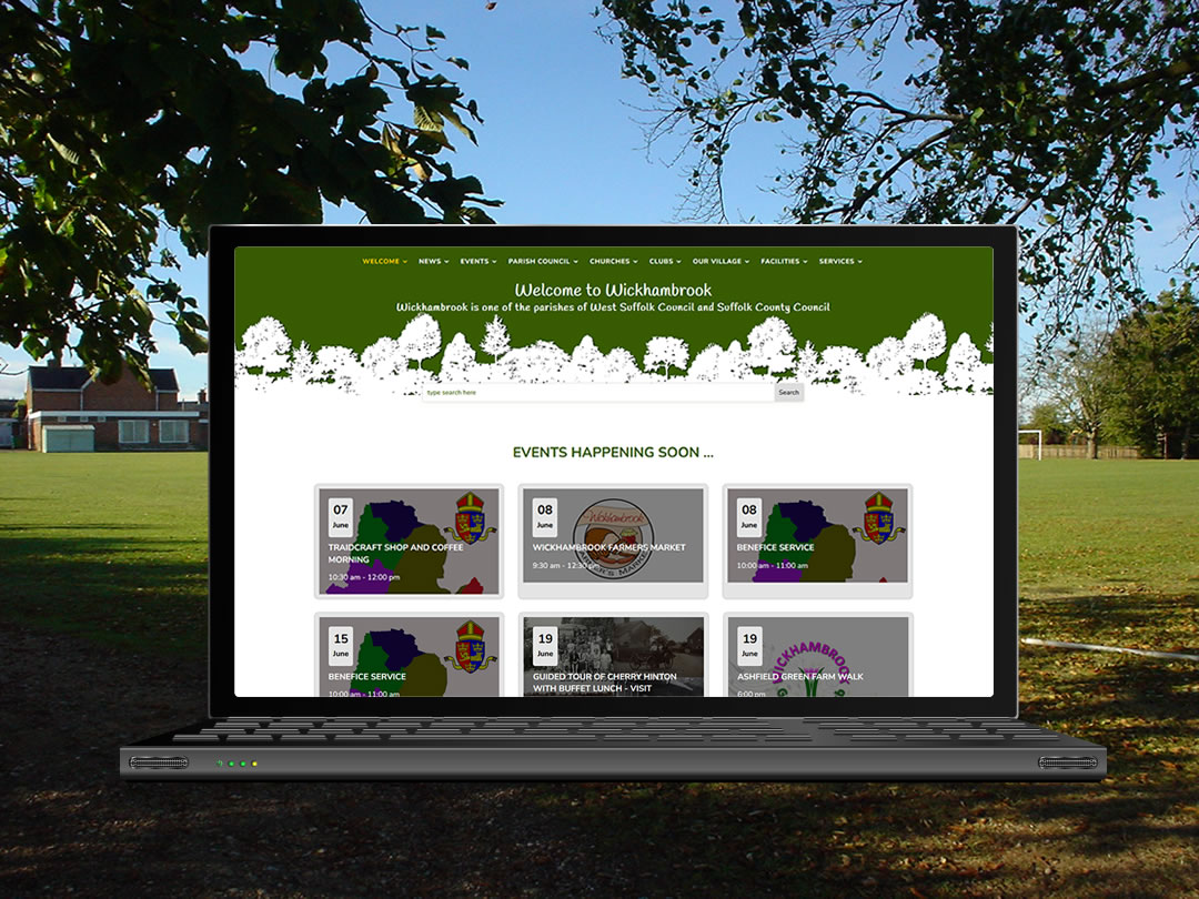 Wickhambrook Village Website Design